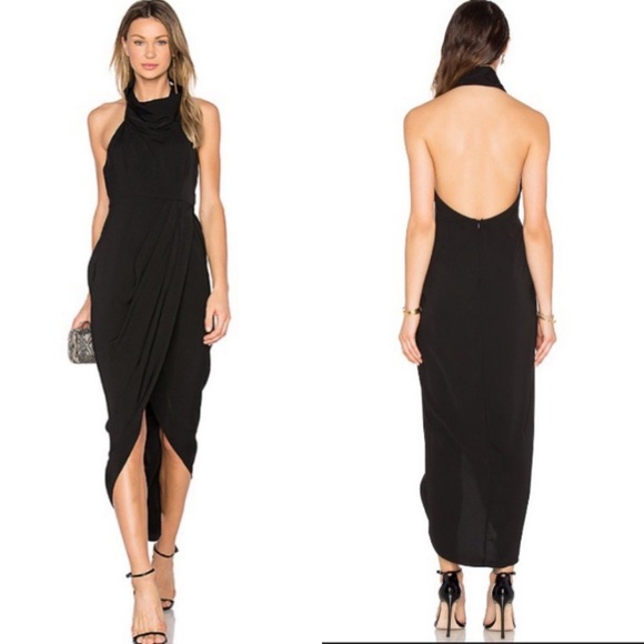 Shona Joy Dresses & Skirts - Shona Joy Funnel Neck Dress in Charcoal